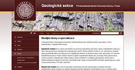 Geologická sekce PřF UK